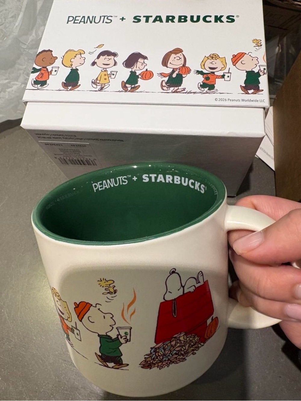 starbucks x peanuts snoopy collection mug